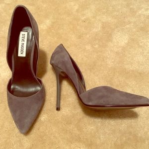 Steve Madden Gray Suede heels